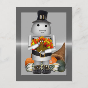 Cartes Pour Fêtes Annuelles Robo-x9 célèbre Thanksgiving
