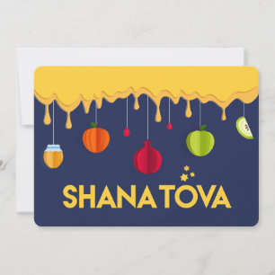 Cartes Pour Fêtes Annuelles Roch Hachana SHANA TOVA Nouvel An juif