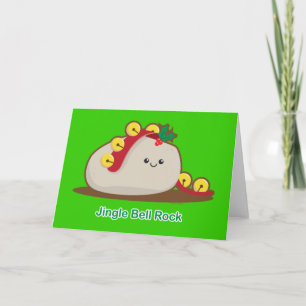Cartes Pour Fêtes Annuelles Roche de Jingle Bell