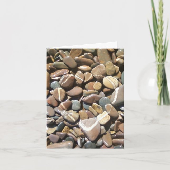 Cartes Pour Fêtes Annuelles Roches d'amour ! (Devant)