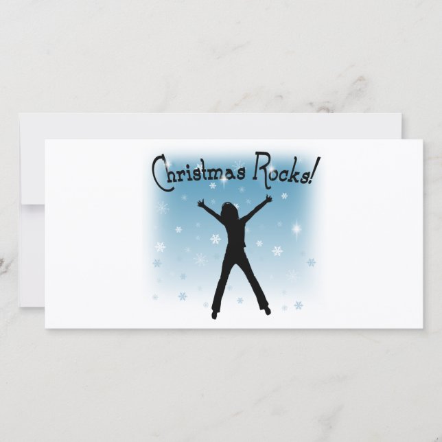 Cartes Pour Fêtes Annuelles Roches de Noël ! (Devant)