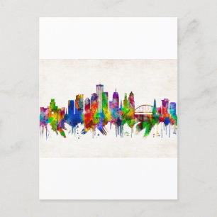 Cartes Pour Fêtes Annuelles Rochester New York Skyline
