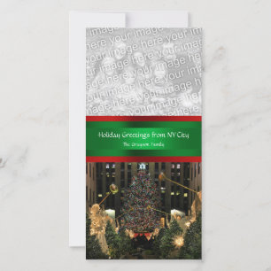 Cartes Pour Fêtes Annuelles Rockefeller Center Arbre de Noël, votre photo