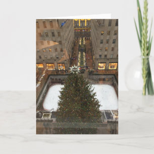 Cartes Pour Fêtes Annuelles Rockefeller Center NYC Christmas Tree Holiday Rink