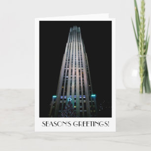 Cartes Pour Fêtes Annuelles Rockefeller Noël, New York