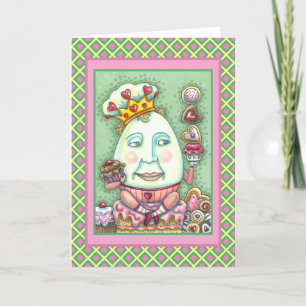 CARTES POUR FÊTES ANNUELLES ROI HUMAIN DES COEURS ET DES CONFECTIONS, VALENTIN