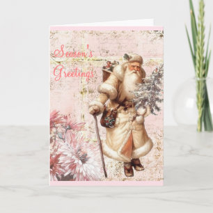 Cartes Pour Fêtes Annuelles rok Christmas card et Santa