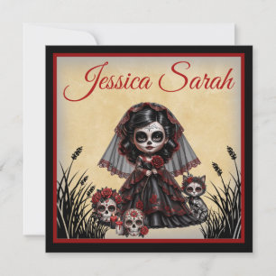 Cartes Pour Fêtes Annuelles Romance Sombre _ Princesse Sombre