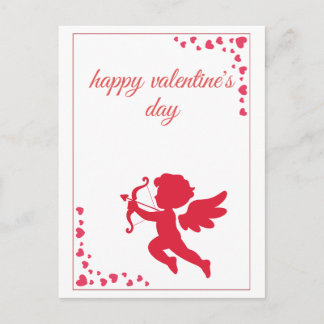 Cartes Pour Fêtes Annuelles Romantic Angle of Love Cupide Valentine’s Day