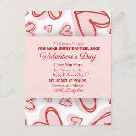 Cartes Pour Fêtes Annuelles Romantic Personalized Valentine's Day Card 