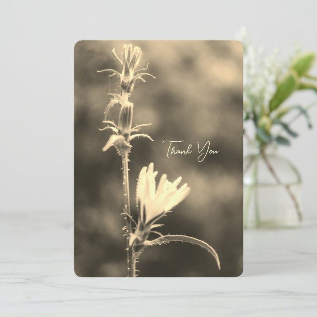 Cartes Pour Fêtes Annuelles Romantic Trees & Flowers – Botanical Fantasy Boho  (Debout devant)