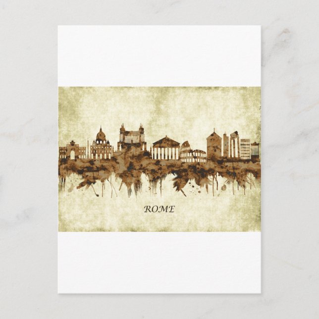 Cartes Pour Fêtes Annuelles Rome Italie (Devant)