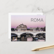 Rome Italie Castel Sant'Angelo Pont Sunset