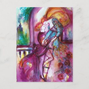 Cartes Pour Fêtes Annuelles ROMEO ET JULIET BALCON SCÈNE Saint-Valentin