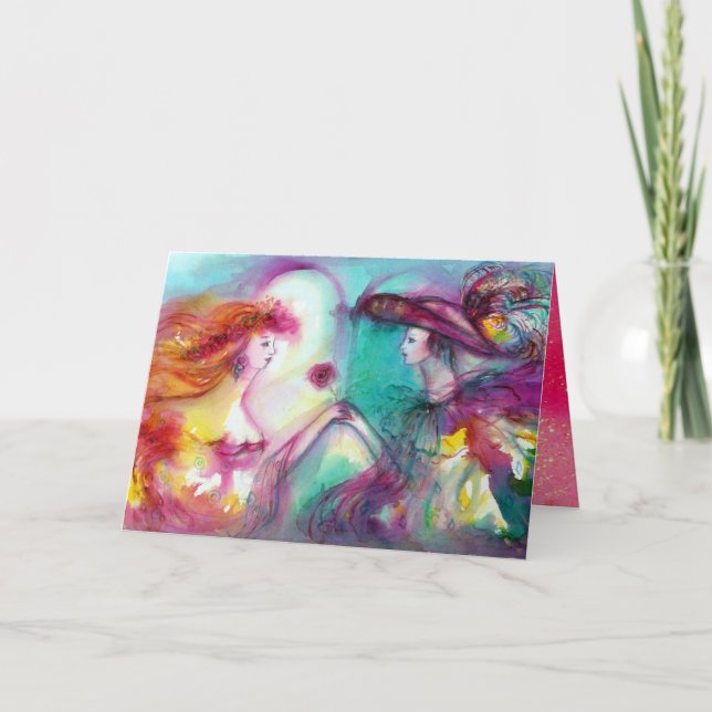 Cartes Pour Fêtes Annuelles ROMEO ET JULIET Saint-Valentin (Devant)