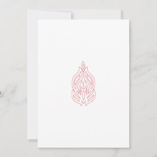 Cartes Pour Fêtes Annuelles Rose Brumeuse, Acajou Éclatant, Dessin Décoratif