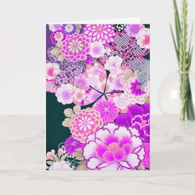 Cartes Pour Fêtes Annuelles ROSE FLEURS BLANCHES Peony, Rose Floral Hol (Devant)