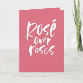 Cartes Pour Fêtes Annuelles Rosé sur l'amitié rose rose de Galentine