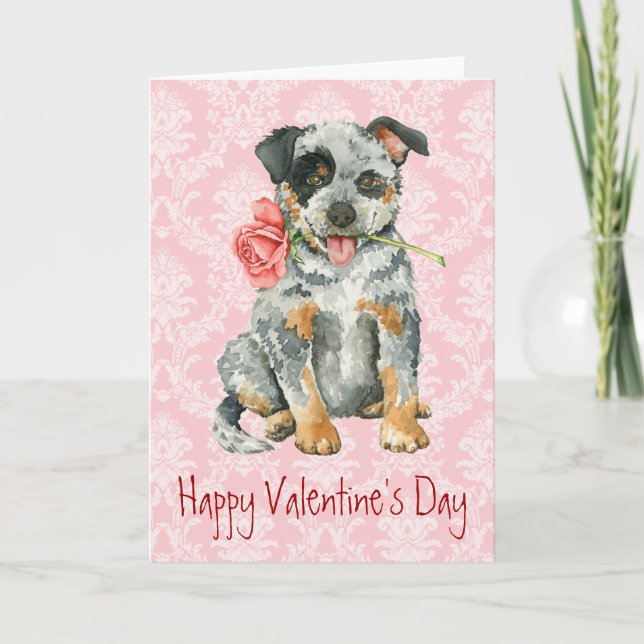 Cartes Pour Fêtes Annuelles Rose Valentine ACD (Devant)