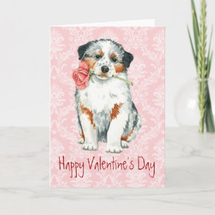 Cartes Pour Fêtes Annuelles Rose Valentine Aussie
