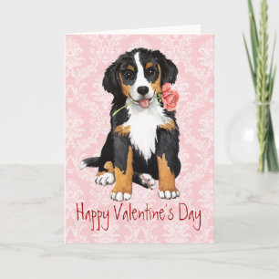 Cartes Pour Fêtes Annuelles Rose Valentine Berner