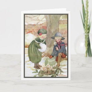 Cartes Pour Fêtes Annuelles Roses de Noël par Anne Anderson