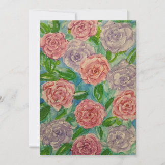 Cartes Pour Fêtes Annuelles Roses Douces