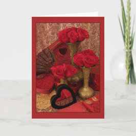 Cartes Pour Fêtes Annuelles Roses frontières I