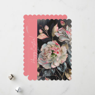 Cartes Pour Fêtes Annuelles Roses sculptés de Pâques pour Grand-Ma