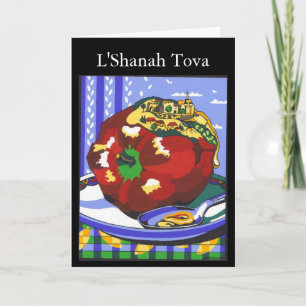 Cartes Pour Fêtes Annuelles Rosh Hashanah Apple, L'Shanah Tova