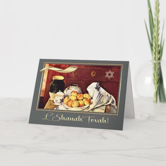 Cartes Pour Fêtes Annuelles Rosh Hashanah | Nouvel An juif Beaux-Arts (Devant)