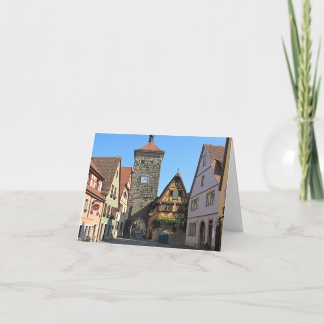 Cartes Pour Fêtes Annuelles Rothenburg, Allemagne (Devant)