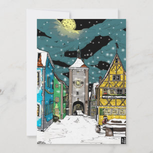 Cartes Pour Fêtes Annuelles Rothenburg ob der Tauber Allemagne à Noël