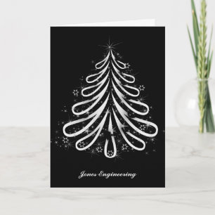 Cartes Pour Fêtes Annuelles Rouge de Noël moderne