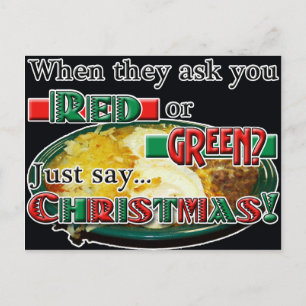 Cartes Pour Fêtes Annuelles Rouge ou vert... ou Noël ?