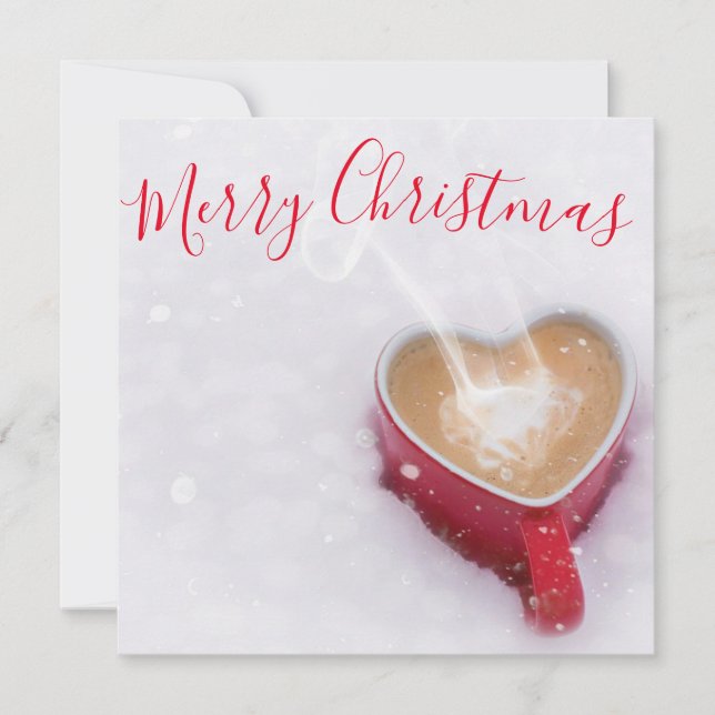 Cartes Pour Fêtes Annuelles Rouge tendance Bonjour Joyeux Noël Appartement (Devant)