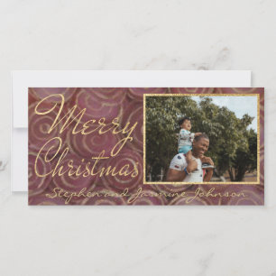 Cartes Pour Fêtes Annuelles Rouges et ors de Noël