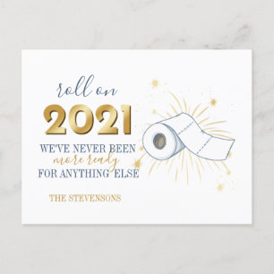Cartes Pour Fêtes Annuelles Rouler Sur 2021 Joyeux Nouvel An Drôle Personnalis