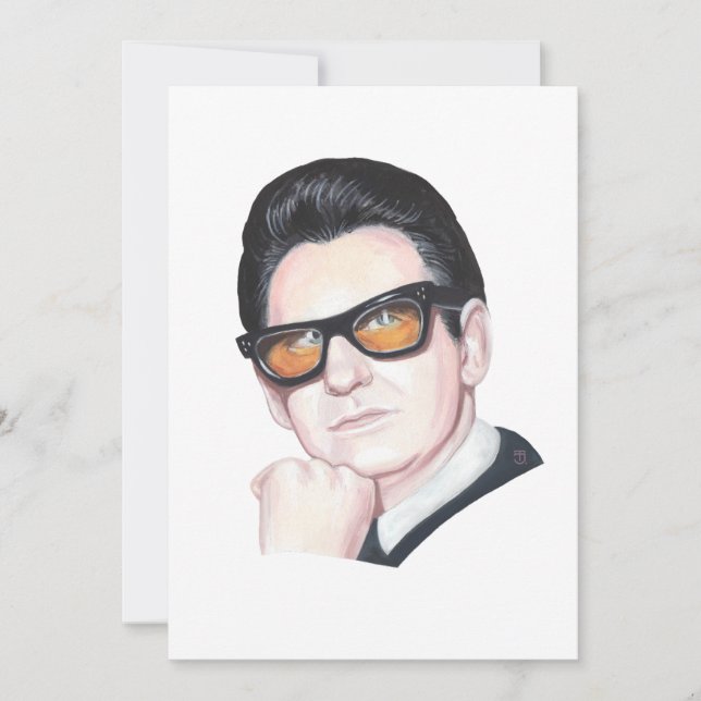 Cartes Pour Fêtes Annuelles Roy Orbison (Devant)