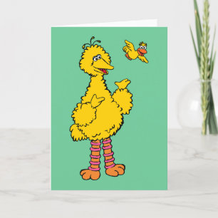 Cartes Pour Fêtes Annuelles Rue Sésame   Big Bird & Little Bird