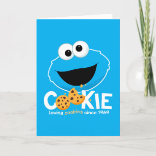 Cartes Pour Fêtes Annuelles Rue Sésame   Cookie Monster Lookies