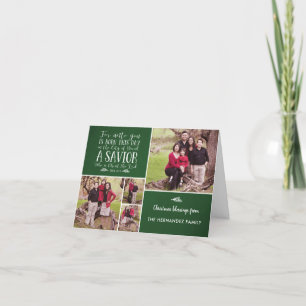 Cartes Pour Fêtes Annuelles Russe Bible de Noël Verse Photo de vacances