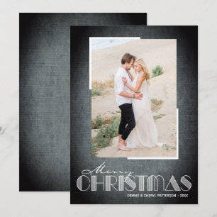 Cartes Pour Fêtes Annuelles Russe Black Joyeux Noël Photo