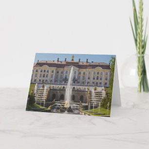 Cartes Pour Fêtes Annuelles Russie, Saint-Pétersbourg, Peterhof, Grand Palais