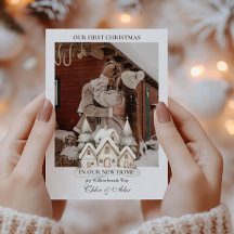 Rustique Premier Noël Nouveau Accueil Collage