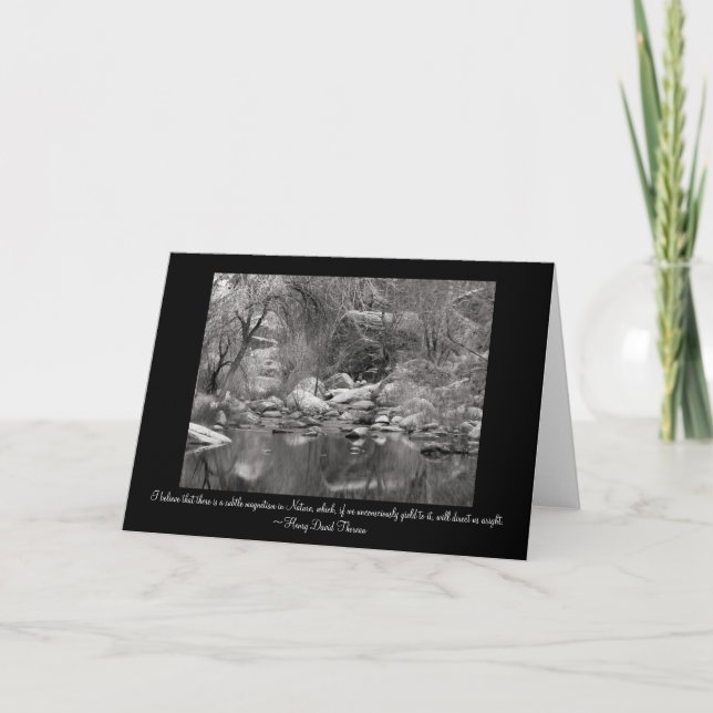 Cartes Pour Fêtes Annuelles Sabino Canyon (Devant)