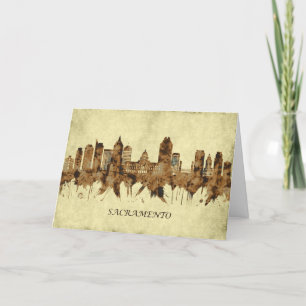 Cartes Pour Fêtes Annuelles Sacramento California City