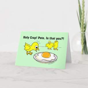 Cartes Pour Fêtes Annuelles Sacrée merde ! Pete, c'est toi ?