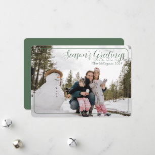 Cartes Pour Fêtes Annuelles Sage Frame Bonnes Fêtes avec photo