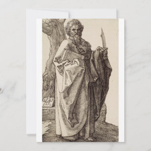 Cartes Pour Fêtes Annuelles Saint Barthélemy l'Apôtre Beaux-Arts